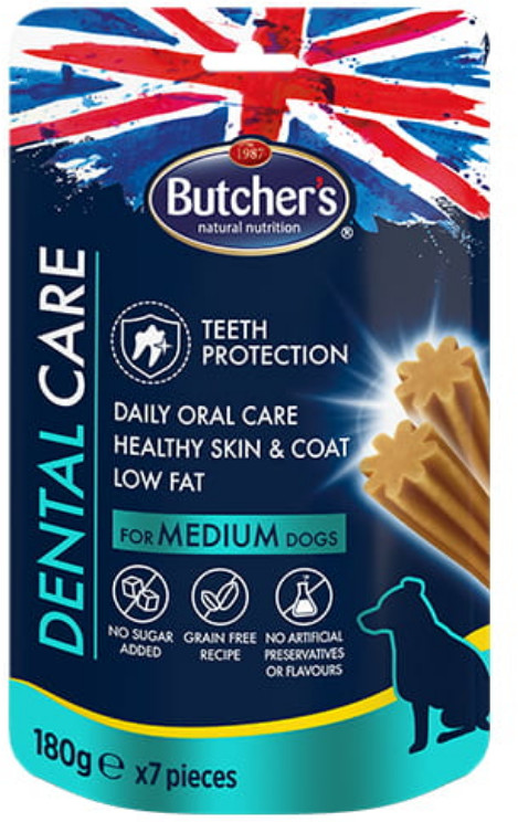 BUTCHERS Butchers Dental Care Medium 180g PBUT068