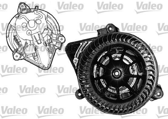 Valeo Valeo dmuchawa 698045 Valeo 698045