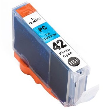 DrTusz Tusz Zamiennik CLI-42 PC do Canon 6388B001) Błękitny Foto)|