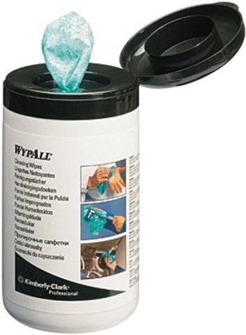 Wypall WYPALL 7772 WYPALL chusteczki do czyszczenia wilgotne chusteczki nawilżane chusteczki 27 x 27 cm, zawartość: 50 szt., zielony 7772