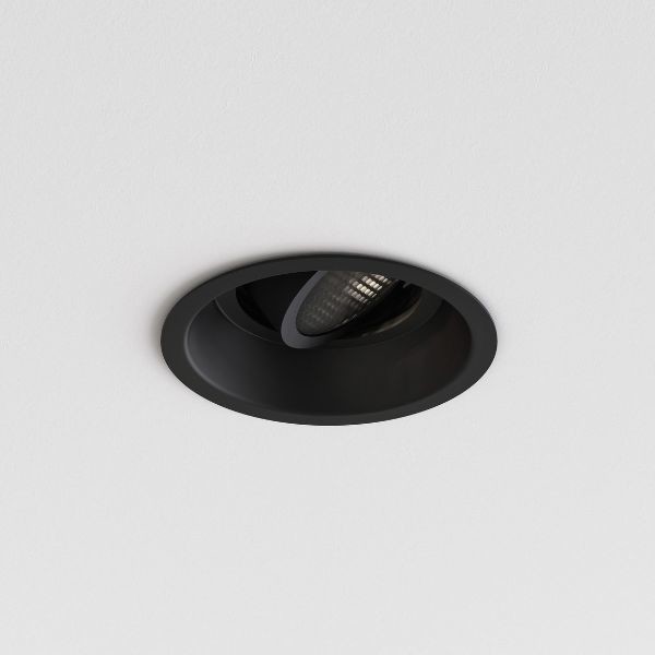 Astro Lighting oczko stropowe Minima Round Adjustable Fire-Rated GU10 10cm czarny mat 1249041