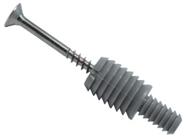 Kołek montażowy do schodów samonośnych