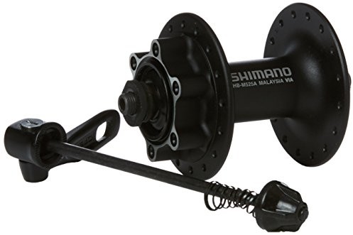 Shimano Deore koło przednie-piasta, 6 otworów, czarny HBM525AL