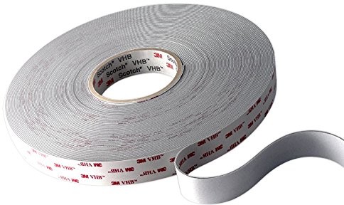 3M 3 m 7000072522 VHB taśm klejących, 4959 °F, 12 MM X 16,5 m, 3 MM, biały (zestaw 4 szt.) 7000072522