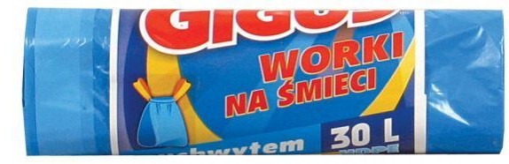 Konkret Worki na odpady z tasmą Giguś 30 l (15 sztuk)