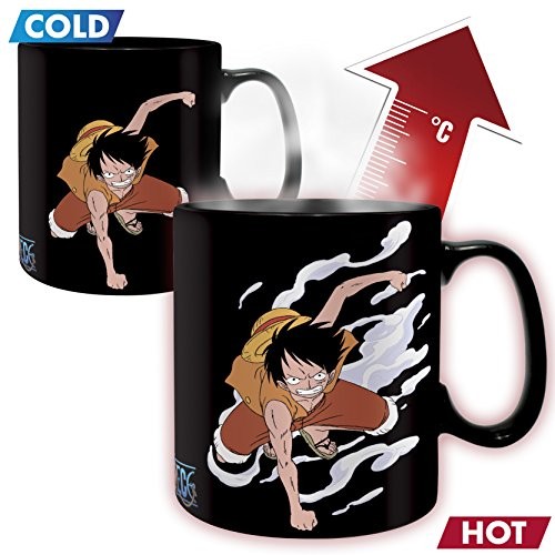 ABYstyle Studio One Piece  filiżanka magiczne Luffy i Ace (dla mniej ciepła) 460 ML ABYMUG404