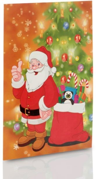 NA Mini-Album Mikołaj czerwony zdjęcie 13x18+zakładka