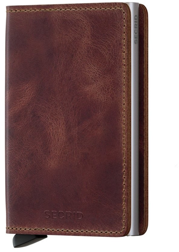 Secrid Slimwallet Secrid ochrona RFID Vintage - brown SV-Brown