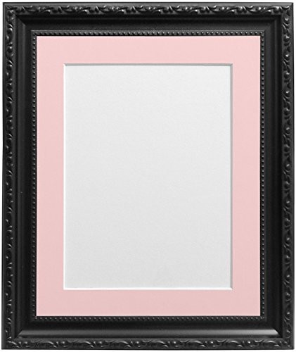 Frames by Post Ramki pocztowe w stylu shabby chic AP3025BLACKFRAMEWITHPINKMOUNT1411A4