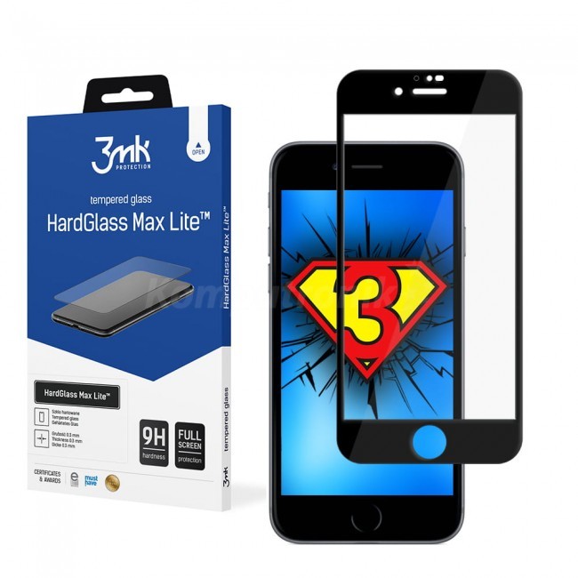 3MK HG Max Lite Apple iPhone SE 2020/2022 black 5903108464758