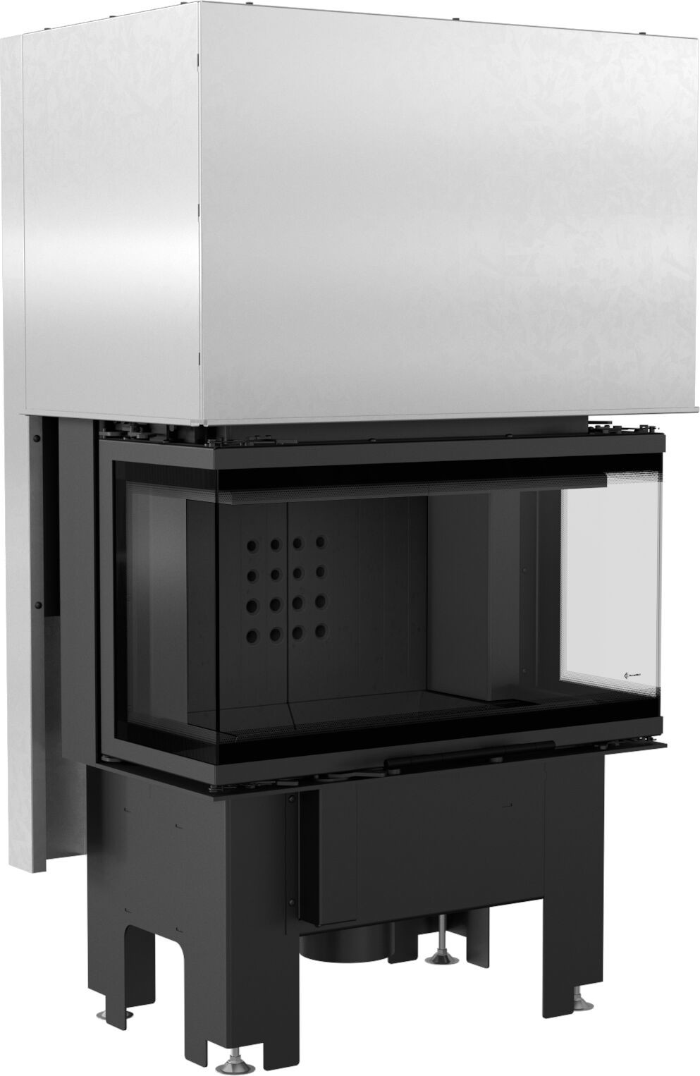 Kratki.pl pl Marek Bal wkład kominkowy NBC 680/2x280 czarny termotec NBC/680/280/BLACK