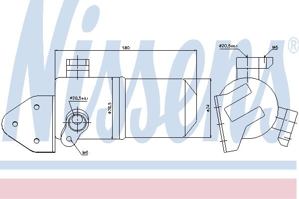 NISSENS Osuszacz, klimatyzacja NISSENS 95433