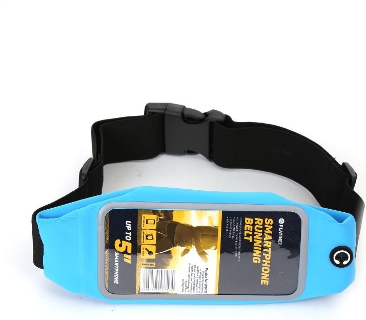 Platinet PAS DO BIEGANIA Z OKNEM NA SMARTPHONE WAIST BAG WITH SMARPTHONE WINDOW BLUE PWB03BL
