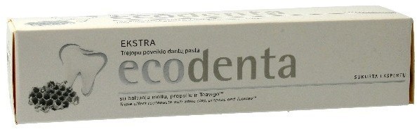 ECODENT ECODENTA Pasta do zębów Potrójne działanie biała glinka