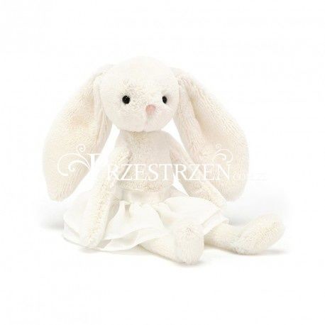 Jellycat MASKOTKA KREMOWY KRÓLICZEK w spódniczce - 20 cm ARA6C ARA6C