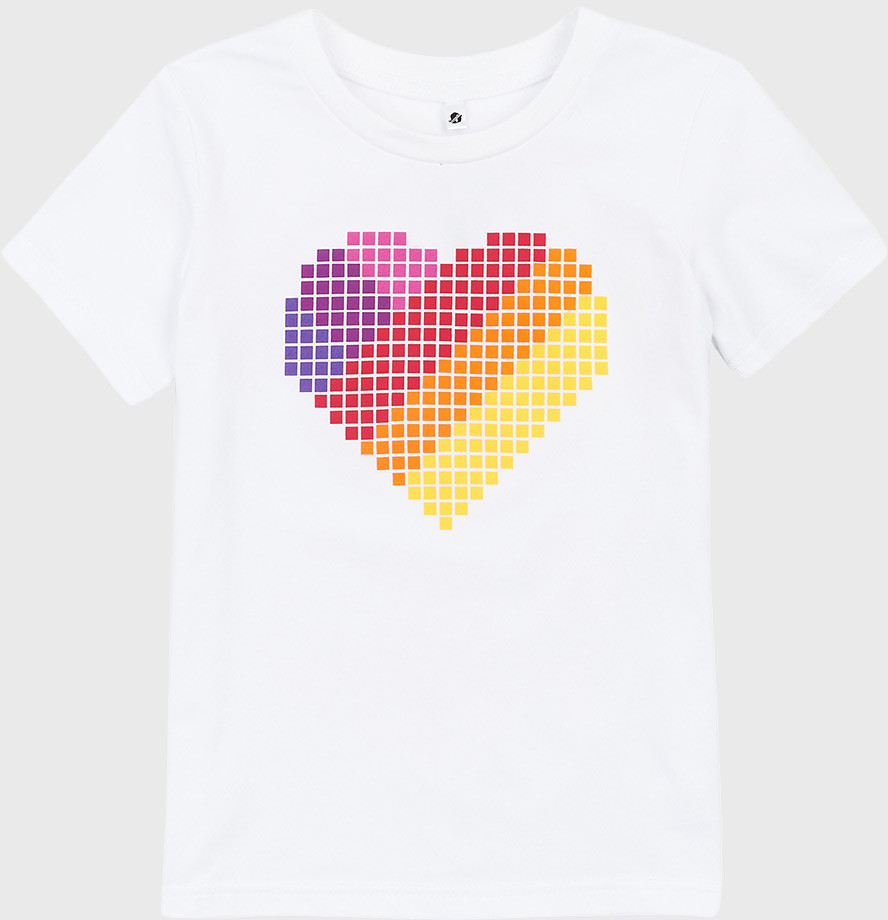 GarNA MAMA sp. Z o.o. Dziewczęcy T-shirt Love Hearts