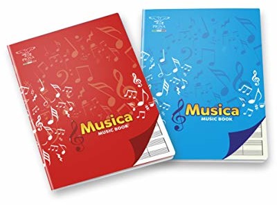Pigna Pigna 0408197IN Maxi Music Quader, 16 arkuszy, 10 sztuk 0408197IN