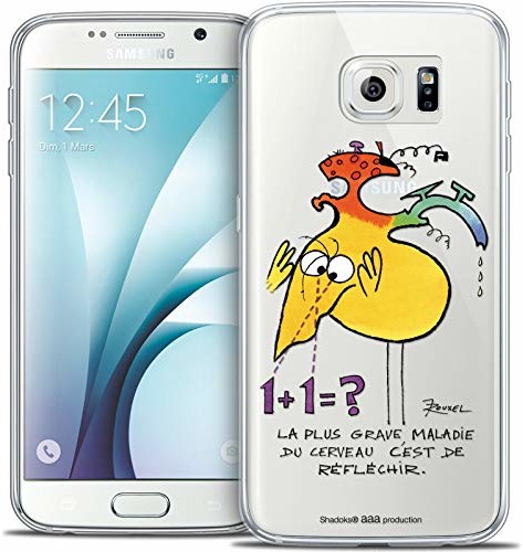 Samsung Caseink Etui ochronne do Galaxy S6, ultracienkie, Shadoks CPRNTSKS6BRAIN