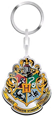 Harry Potter 1012350210 breloczek do kluczy Hogwarts, stal nierdzewna, Biały, 9 x 4 x 4 cm 1012350210