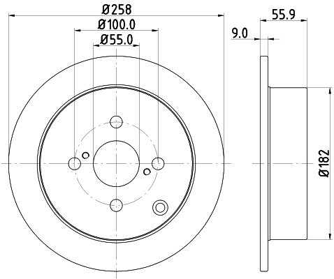HELLA PAGID Tarcza hamulcowa PAGID 8DD355110-471