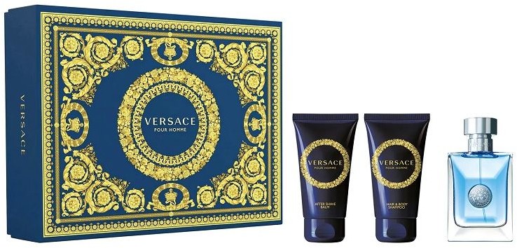 Versace Pour Homme 50ml woda toaletowa + 50ml balsam po goleniu + 50ml żel pod prysznic