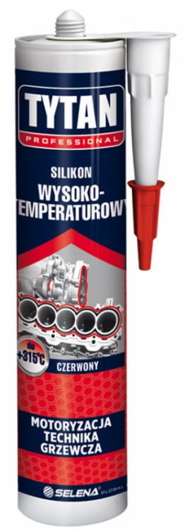 Tytan SILIKON WYSOKOTEMPERATUROWY 280ML CZERWONY SIL TEM 280C [12637293]