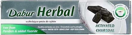 Dabur Wybielająca pasta do zębów z węglem aktywnym - Herbal Activated Charocal Wybielająca pasta do zębów z węglem aktywnym - Herbal Activated Charocal
