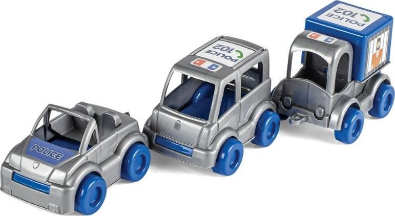 Wader ZESTAW AUTEK KID CARS POLICJA 60024 60024