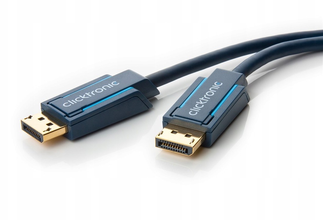 HQ Kabel przewód DisplayPort 1.4 Dp M/M złoty 3m