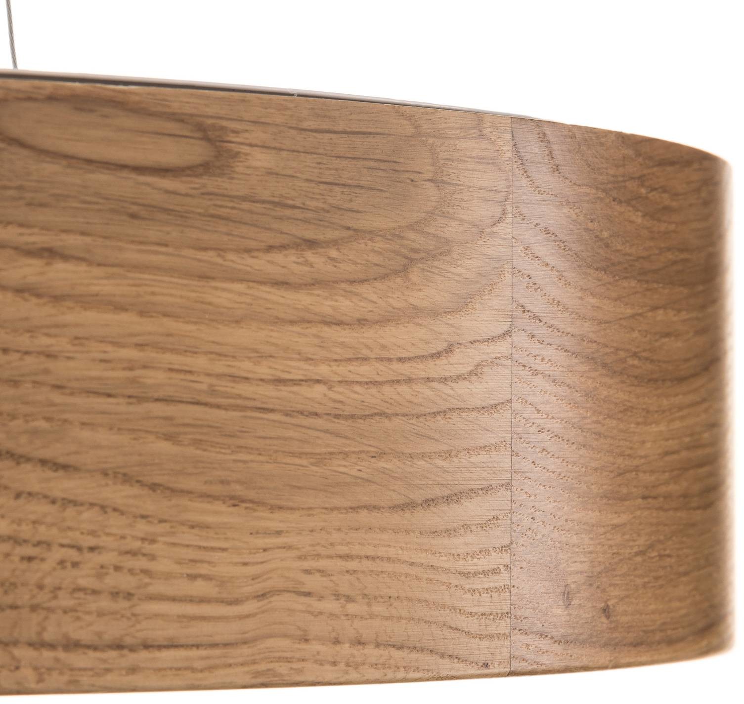 EULUNA Lampa wisząca Kerio,  47 cm, dąb ciemny