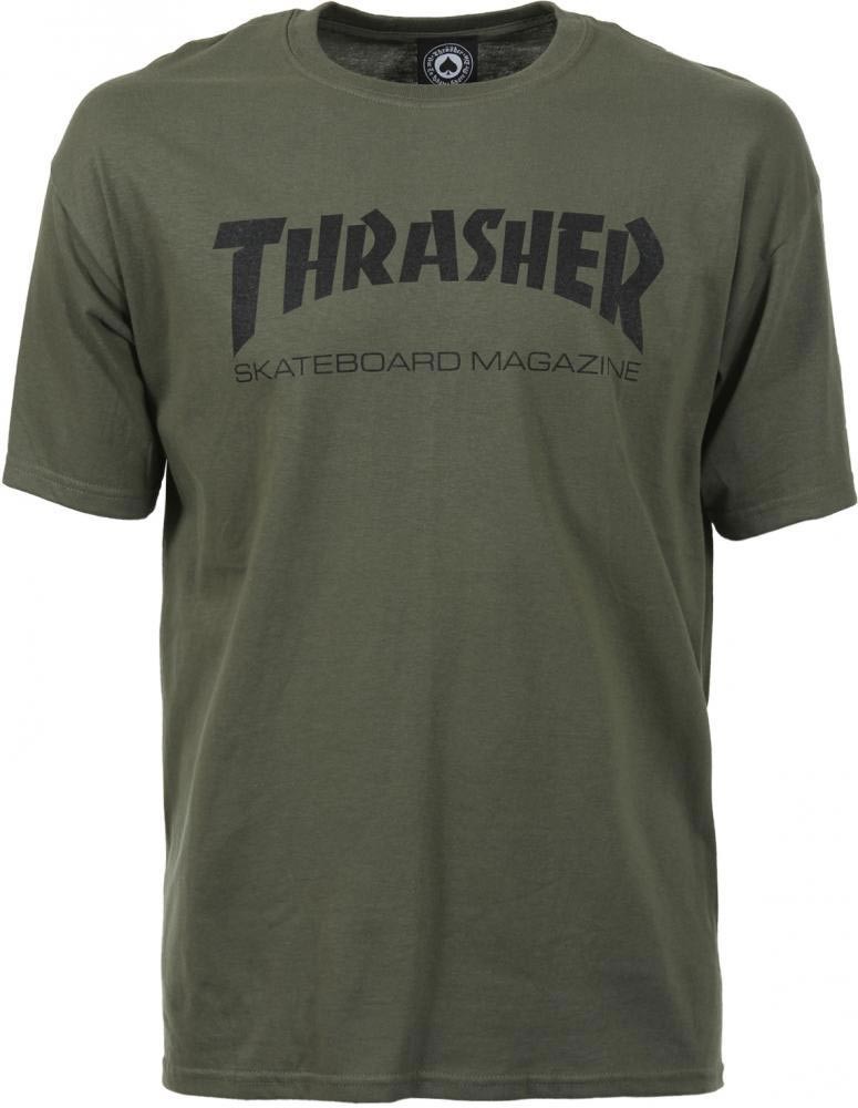 Thrasher t-shirt SKATE MAG ARMY GREEN