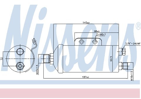 NISSENS Osuszacz klimatyzacji 95354