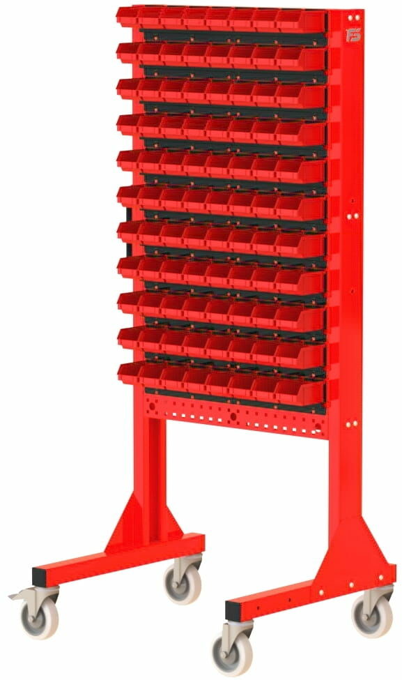 Fastservice ST 70-12-P1 Stojak Narzędziowy w zestawie z listwami oraz pojemnikami ST 70-12-P1