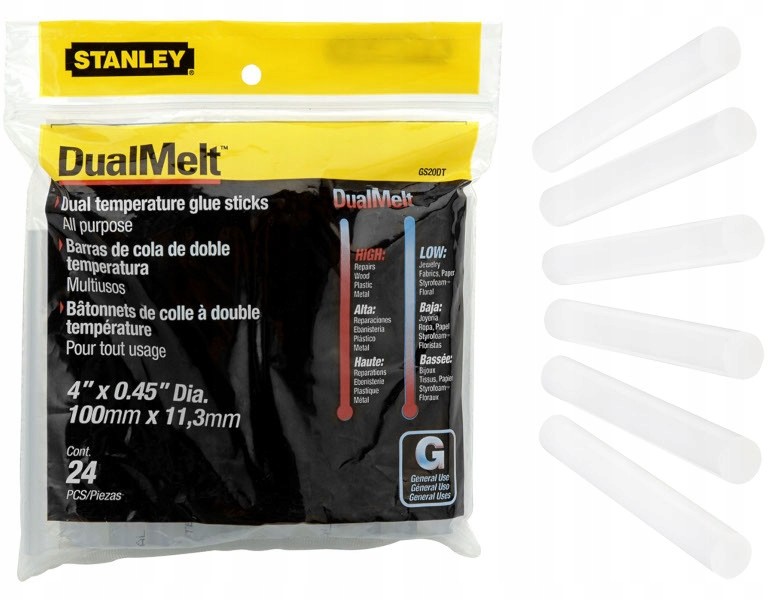 Stanley GS20DT Klej Termotopliwy 11mm Dual Melt