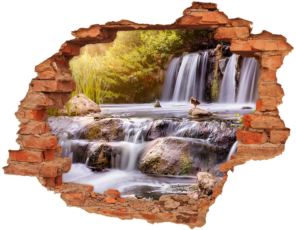 Wallmuralia.pl Samoprzylepna naklejka beton Wodospad