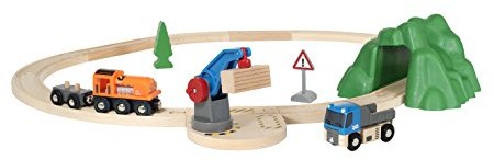 Brio GmbH BRIO Train GmbH Brio World 33878  zestaw startowy z występującymi zestaw do gry drewniane kolejki