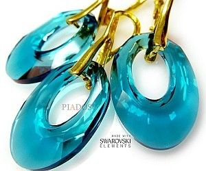 Arande Swarovski Komplet Indico Helios Złote Srebro 2161621916