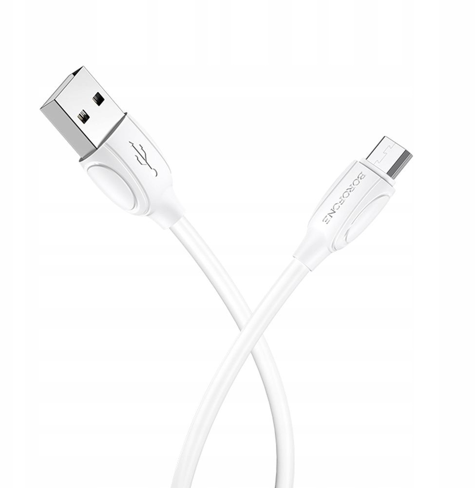 Borofone Kabel BX19 Benefit micro biały 1,3A 1m