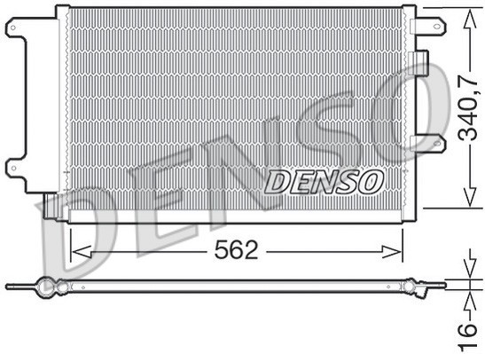 DENSO Skraplacz, klimatyzacja DCN12003