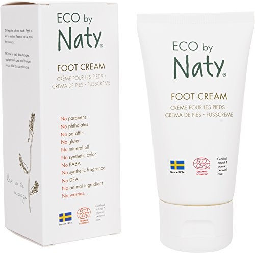 Bio naty ekologiczny krem do stóp, intensywny, znakomicie ją pielęgnuje, naturalny kosmetyki, 2er Pack (2 X 50 ML) 7330933245708