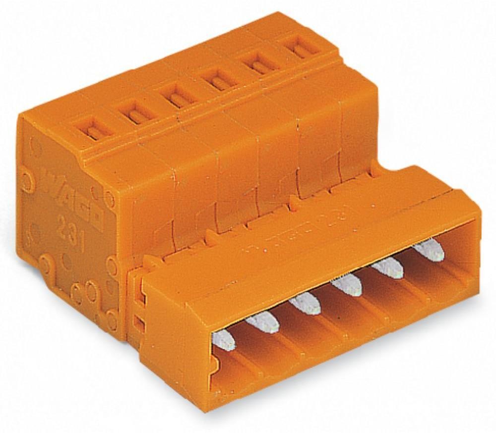 WAGO Listwa złączy męskich standardowa) WAGO 231-632 Ilośc pinów 2 Raster 5.08 mm 100 szt