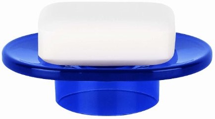 Spirella 10.16435 mydelniczka nyo-akryl, Clear granatowy (marynarski) 10.16435