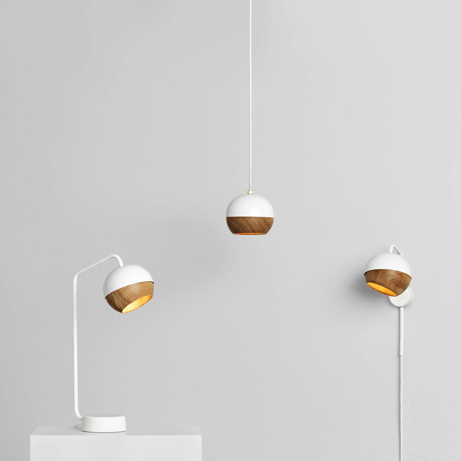 MATER Mater Ray M lampa wisząca  15 cm, biała