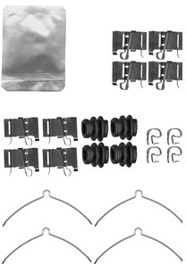 DELPHI Zestaw akcesoriów, klocki hamulcowe LX0609