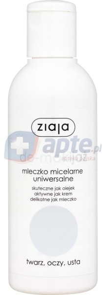 Ziaja każda De-Makijaż mleczko micelarne uniwersalne 200ml