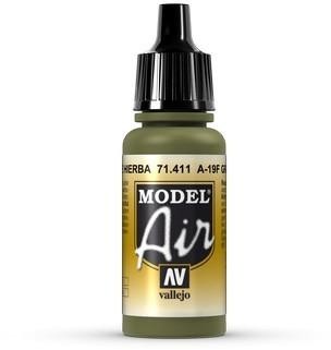Vallejo Farba akrylowa Model Air - A-19F Grass Green nr 71411 / 17ml Vallejo 71411