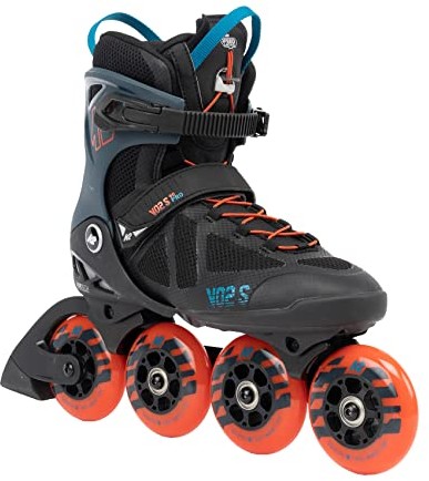 K2 Skate VO2 S 90 unisex łyżworolki dla dorosłych czarne, niebieskie, pomarańczowe 30G0245 30G0245