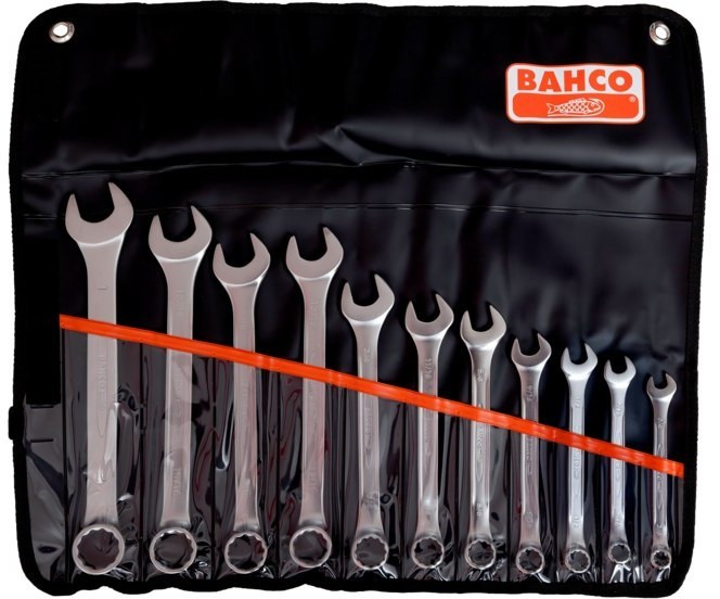 BAHCO Zestaw kluczy płasko-oczkowych, odsadzonych, calowych 111Z/11T 111Z/11T