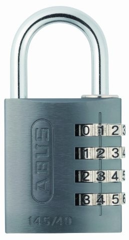Abus ABUS  145/40 Kłódka 40 MM Titanium połączenie z aluminiowego 49551  ...