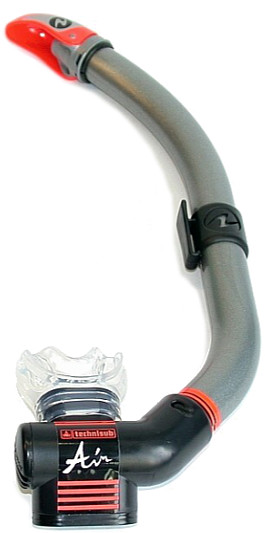 Aqua Lung Air Dry P.V. Snorkel Silver